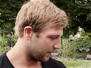 cocksluts ABROAD - torrid hump with German ash-blonde tourist