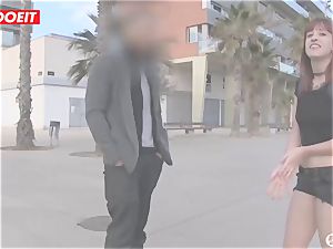 lucky boy gets picked up on the street to fuck sex industry star