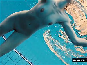 super-fucking-hot phat breasted nubile Lera swimming in the pool